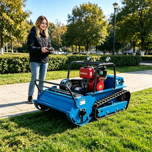 Remote control lawn mower - lawn,
