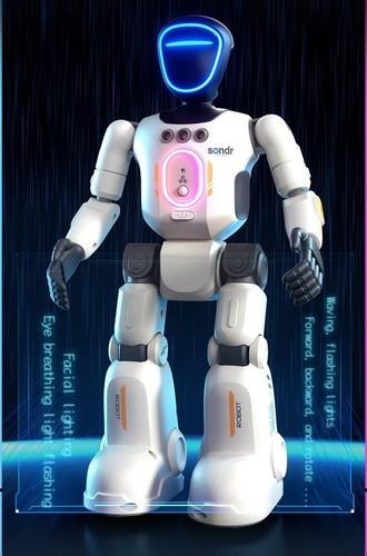 Smart robot toy with led - rc,