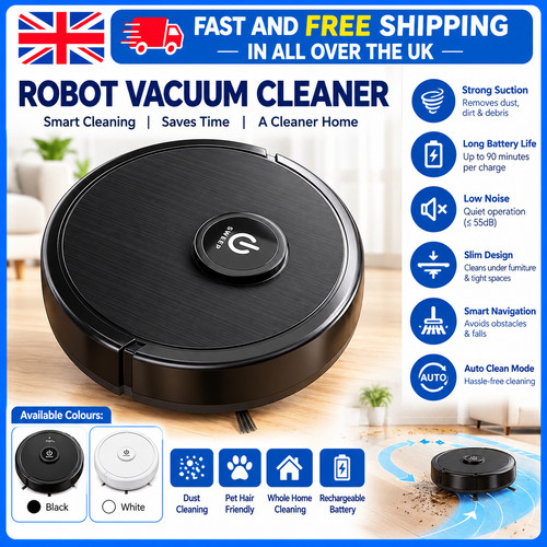 Robot vacuum cleaner - robot, 6000pa