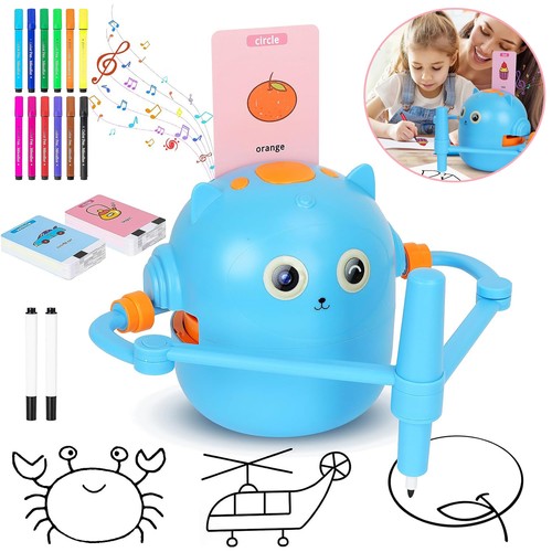 Kids drawing robot - robot, voice