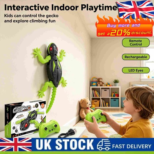 Wall climbing gecko toy - wall,