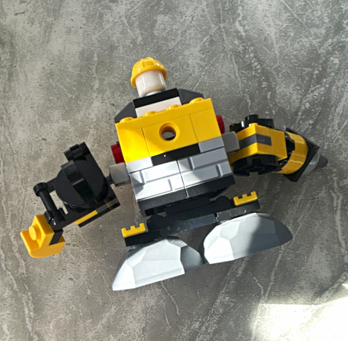Lego robot figure - figure, black
